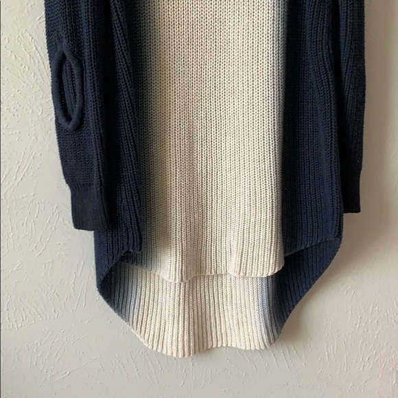 Ombré Knitted Sweater With Shoulder & Arm Cutouts - Picture 4 of 8